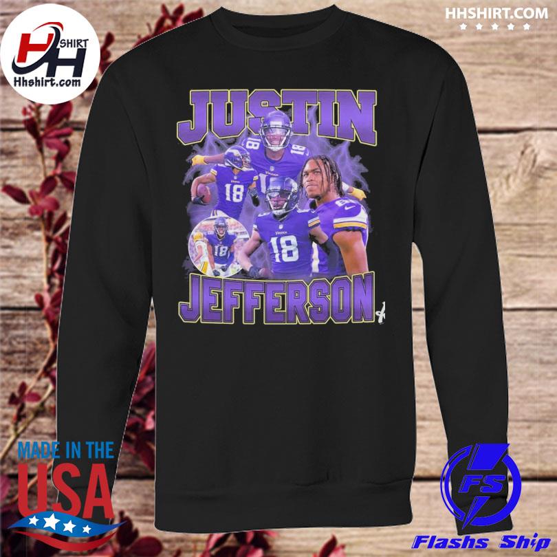 Justin Jefferson Vikings Football T-Shirt, hoodie, sweater, long