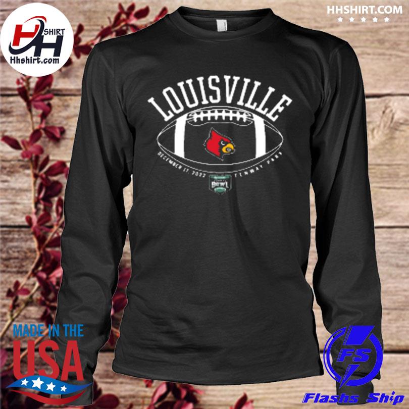University of Louisville Football 2022 Fenway Bowl Bound T-Shirt | 47 Brand | Red | Small