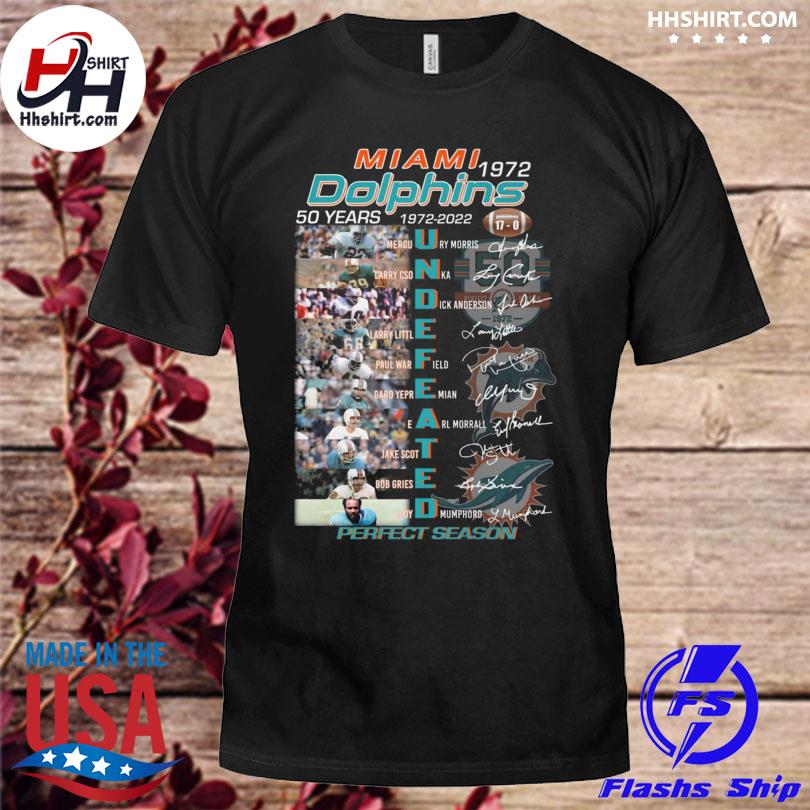 Miami Dolphins Undefeated 1972 Perfect Season Unisex T-Shirt