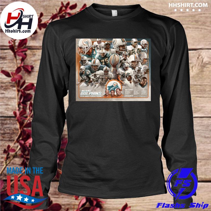 Miami dolphins 1972 50th anniversary artist proofs shirt, hoodie, sweater,  long sleeve and tank top