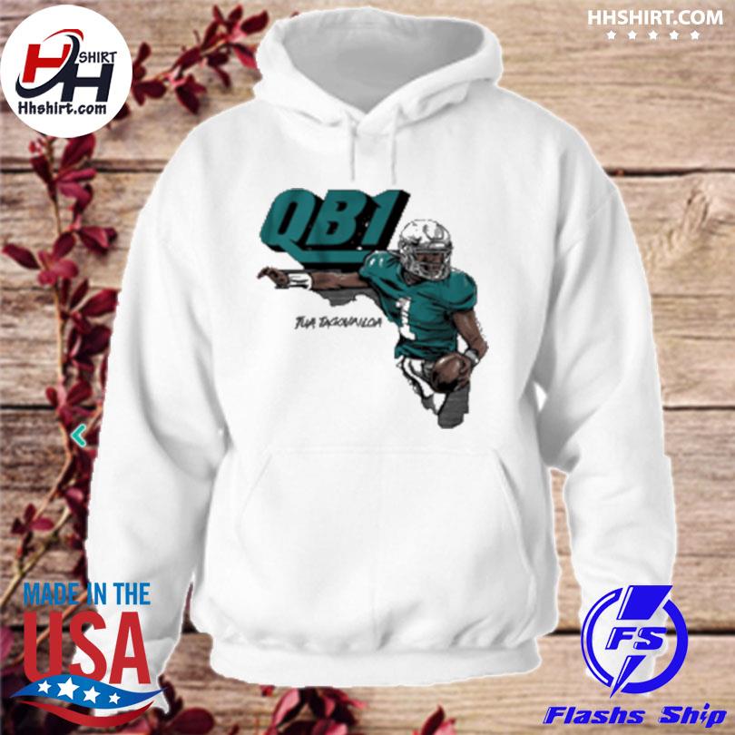 QB1 Tua Tagovailoa Miami Dolphins Shirt, hoodie, sweater, long sleeve and  tank top