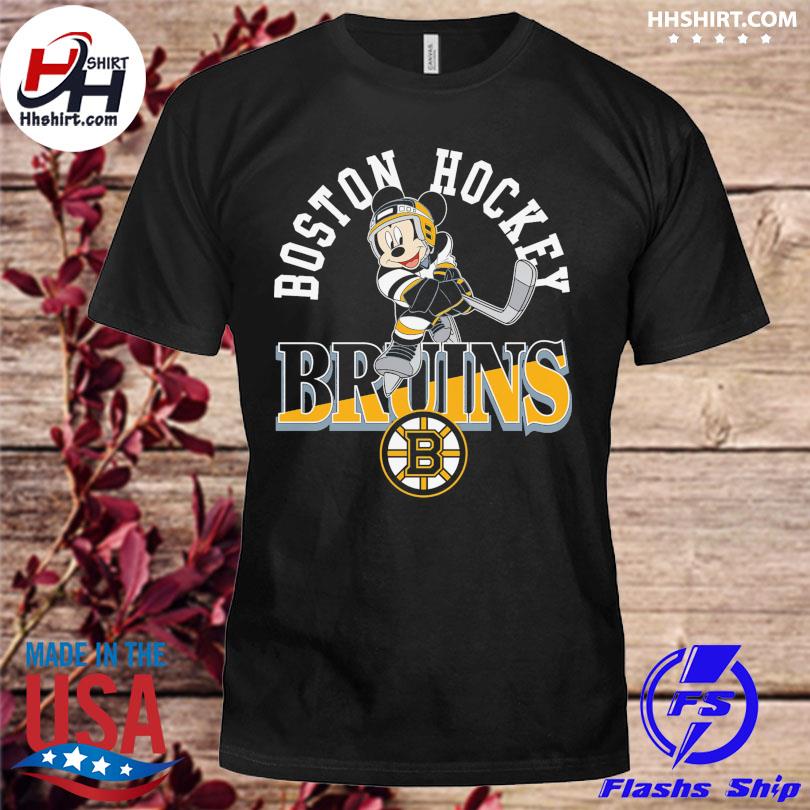 Mickey mouse boston bruins toddler putting up numbers shirt