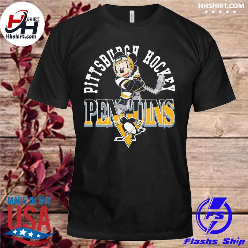 Mickey mouse Pittsburgh penguins toddler putting up numbers shirt