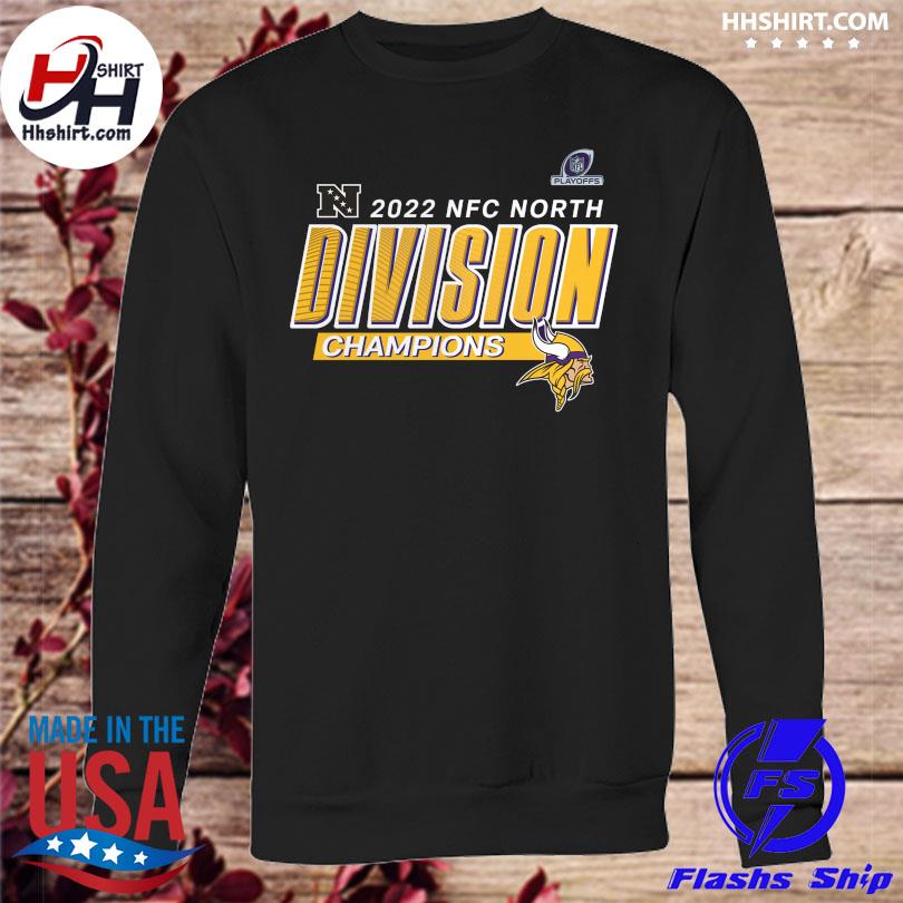 Minnesota vikings 2022 nfc north division champions big & tall divide &  conquer shirt, hoodie, sweater, long sleeve and tank top