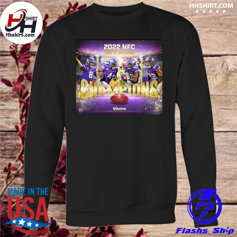 Minnesota Vikings 2022 NFC North Division Champions T-Shirt