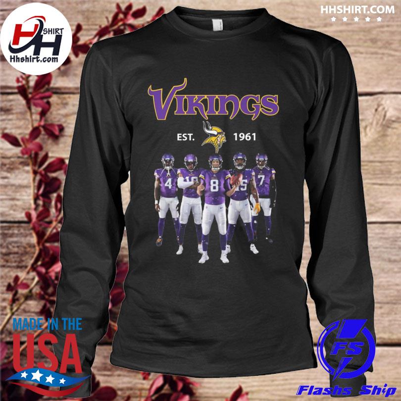 Vintage Minnesota Vikings EST 1961 NFL Football Unisex T-Shirt