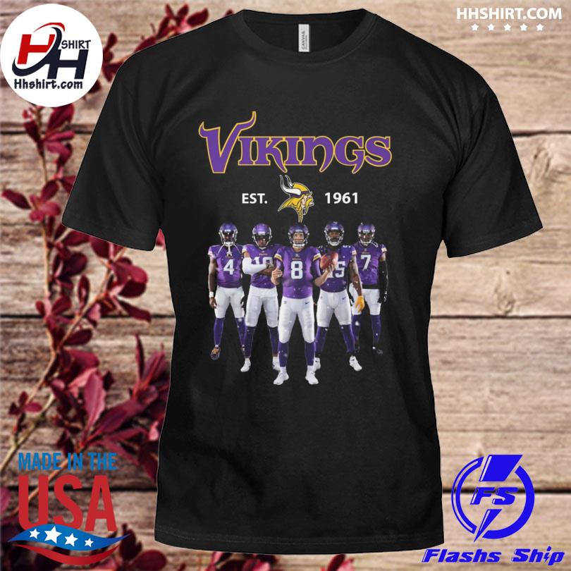 Minnesota vikings est 1961 T-shirts, hoodie, sweater, long sleeve