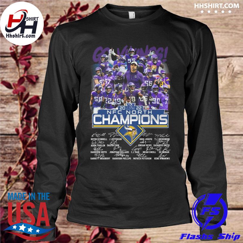 2022 Minnesota Vikings NFC North Champs t-shirt, hoodie, sweater and long  sleeve