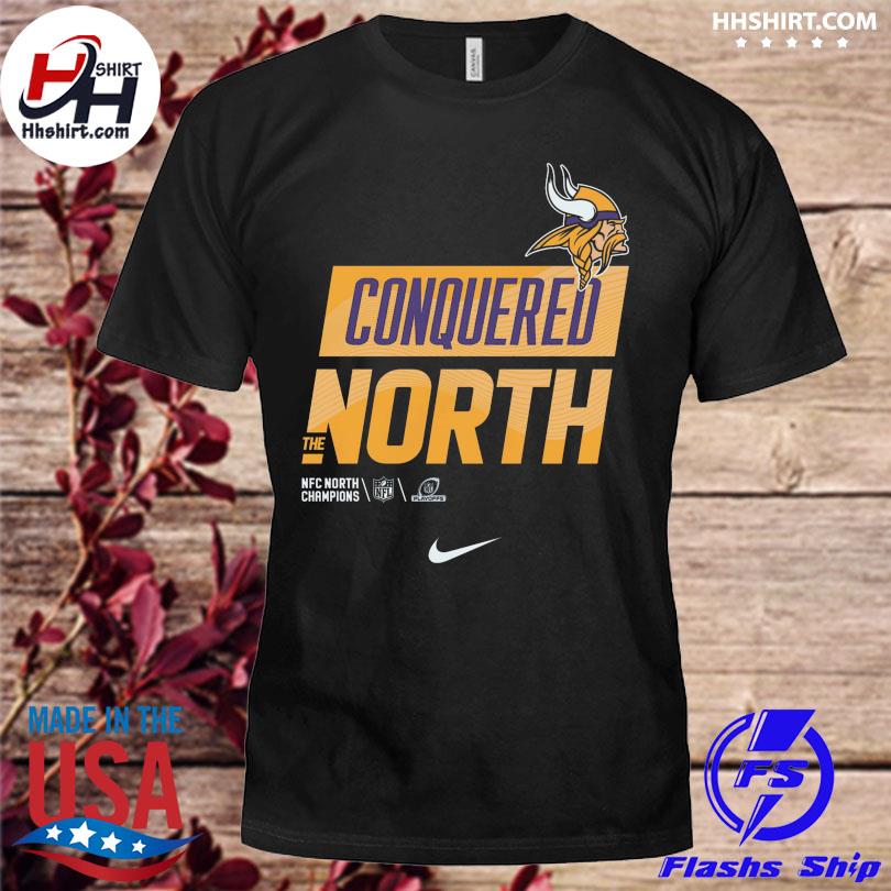 Minnesota Vikings Nike Conquered The North 2022 Nfc North Division Champions  Shirt Hoodie