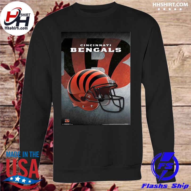 Cincinnati Bengals Helmet T-Shirt new edition t shirt plus size t