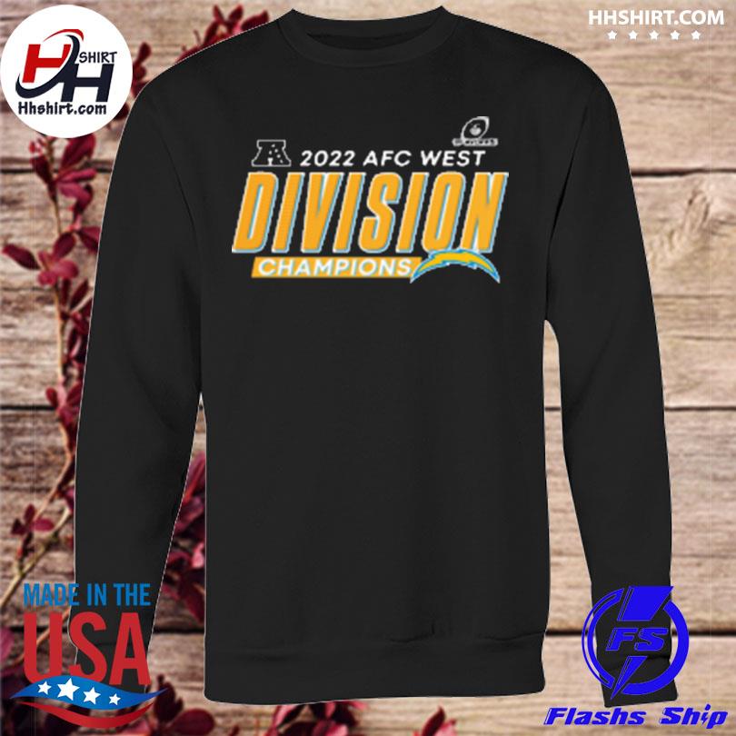 Nfl los angeles chargers 2022 afc west division champions shirt, hoodie,  longsleeve tee, sweater