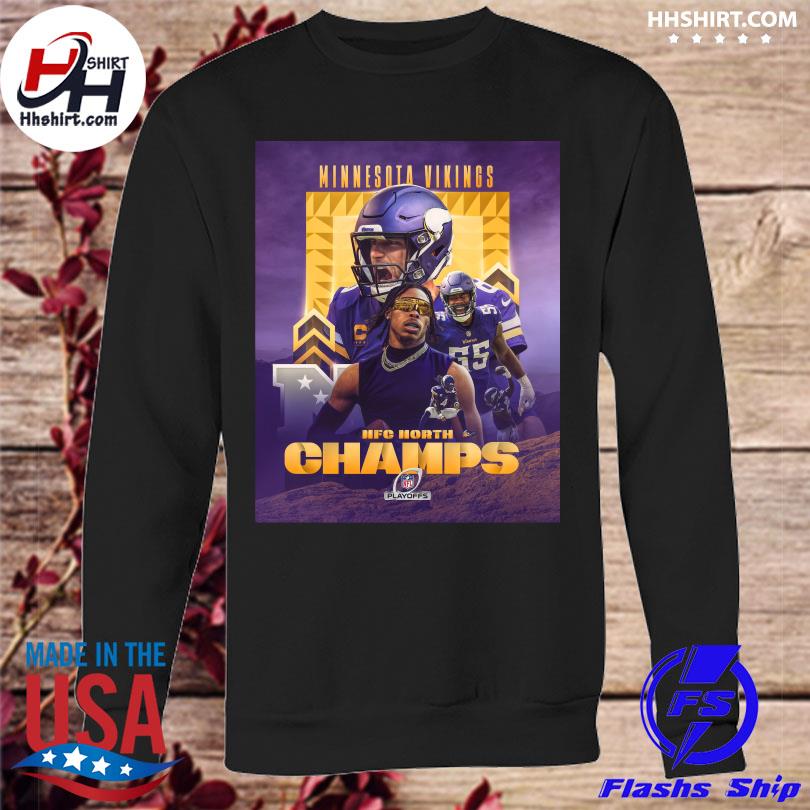 2022 Minnesota Vikings NFC North Champs t-shirt, hoodie, sweater and long  sleeve