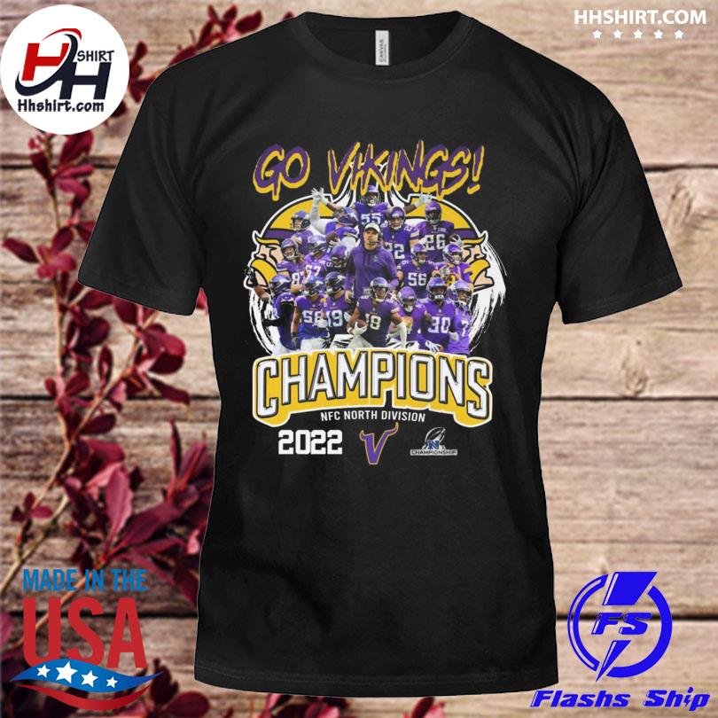 Go Minnesota Vikings Nfc North Division Champions 2022 Long Sleeve Shirt