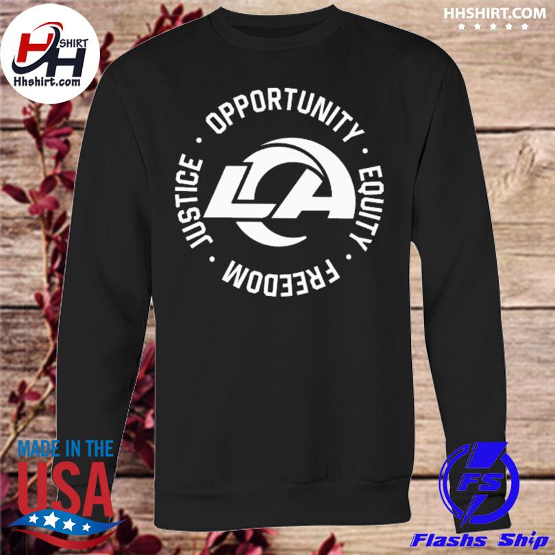 Justice Opportunity Equity Freedom shirt, hoodie, sweatshirt and