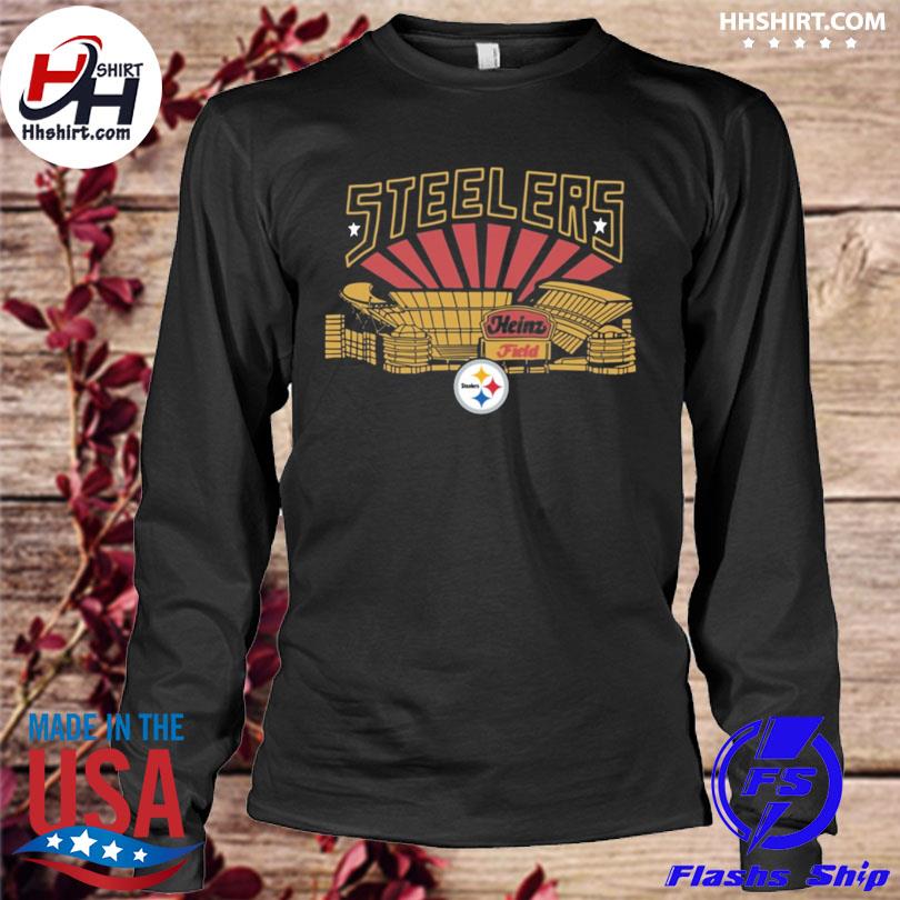 Men's Pittsburgh Steelers homage charcoal stadium heinz field shirt,  hoodie, sweater and long sleeve