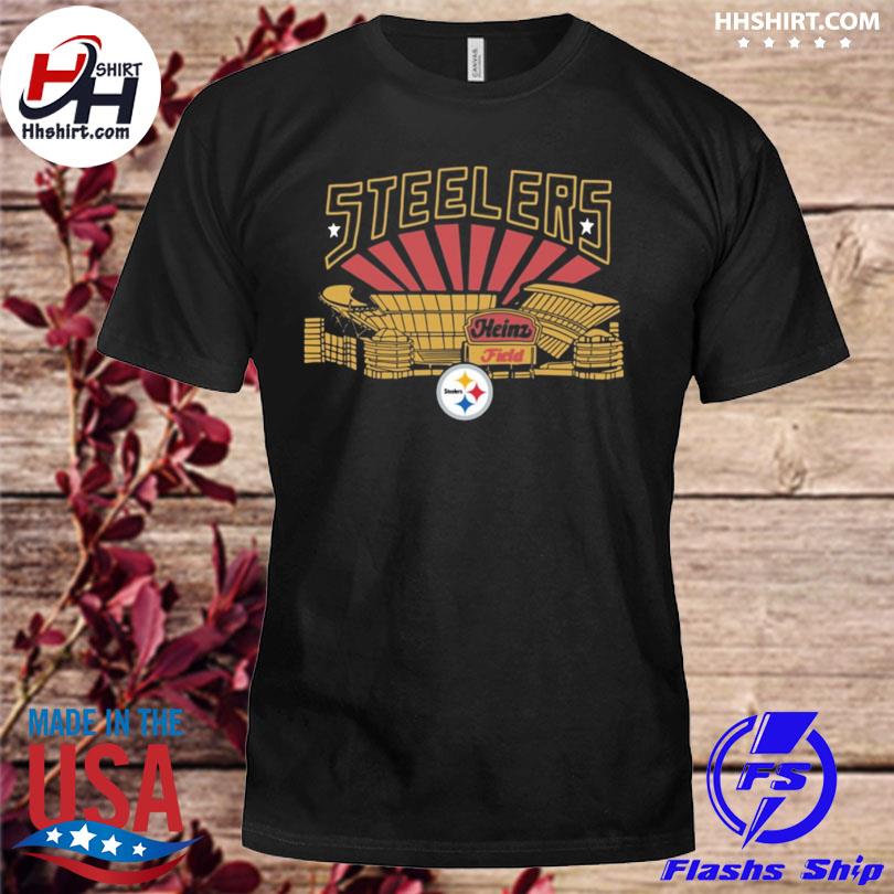 Men's Pittsburgh Steelers homage charcoal stadium heinz field shirt,  hoodie, sweater and long sleeve