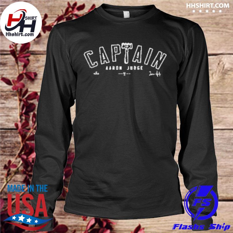 Rotowear Captain Aaron Judge Shirt | Bronx New York Baseball Gavel mlbpa L