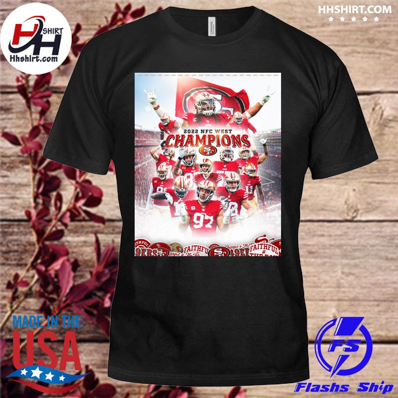 Best in the west San francisco 49Ers 2022 NFC west Champions shirt, hoodie,  longsleeve tee, sweater