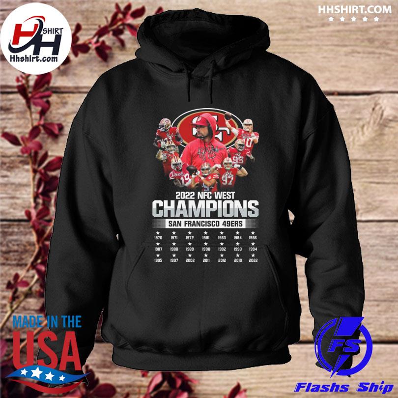 Official San Francisco 49ers NFC west division Champions 2019 shirt, hoodie