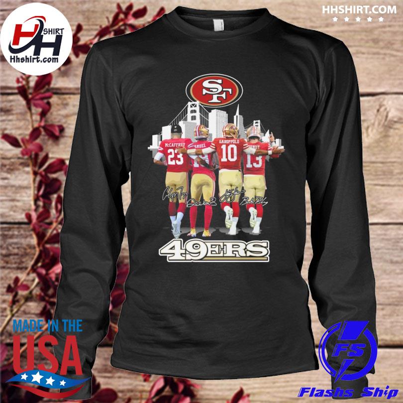 San Francisco 49ers City 2023 NFL Mccaffrey Montana signatures shirt,  hoodie, sweater, long sleeve and tank top