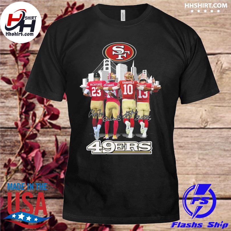 San Francisco 49ers City 2023 NFL Mccaffrey Montana signatures shirt,  hoodie, sweater, long sleeve and tank top