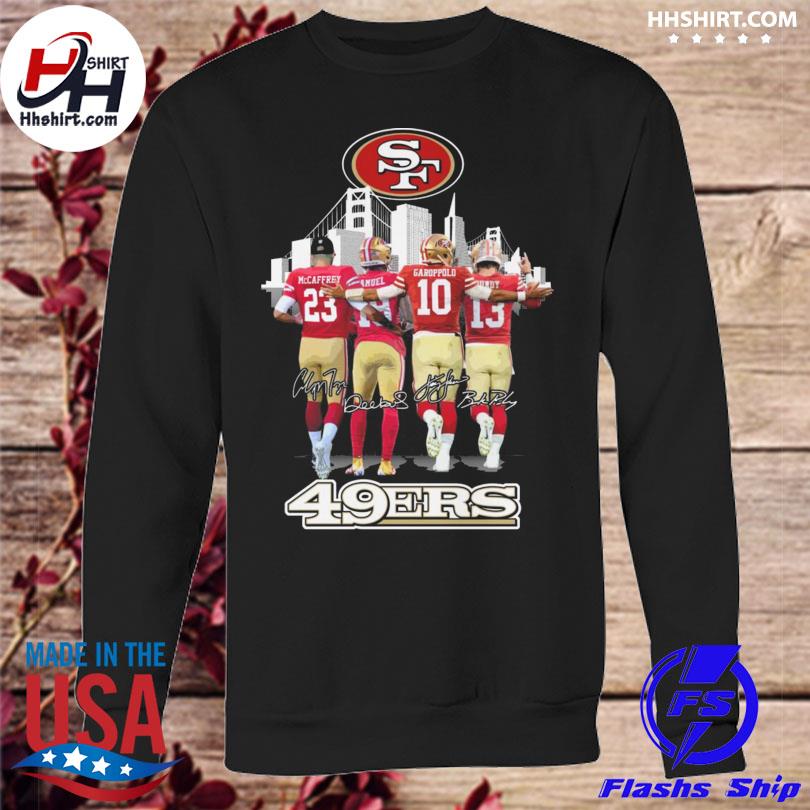 San Francisco 49ers City 2023 NFL Mccaffrey Montana signatures shirt,  hoodie, sweater, long sleeve and tank top