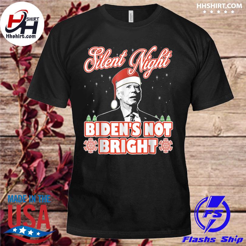 Santa Joe Biden silent night biden's not bright christmas sweater