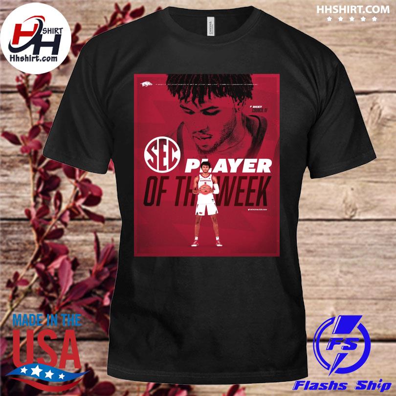 SEC player of the week honors ricky council IV shirt