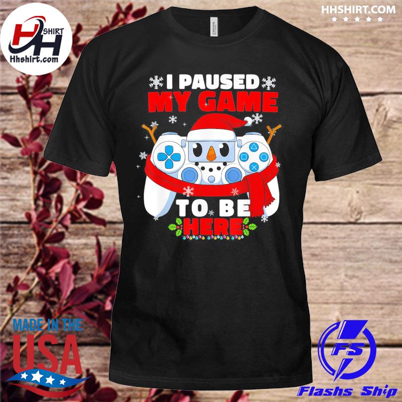 Snowman controllers Christmas santa hat gamer player xmas sweater