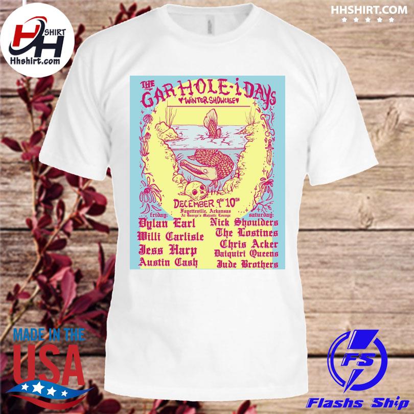 The gar hole iday winter showcase dec 9th & 19th 2022 fayetteville arKansas shirt