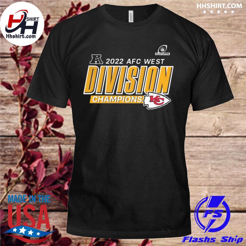 The Kansas city Chiefs 2022 afc west division champs shirt, hoodie