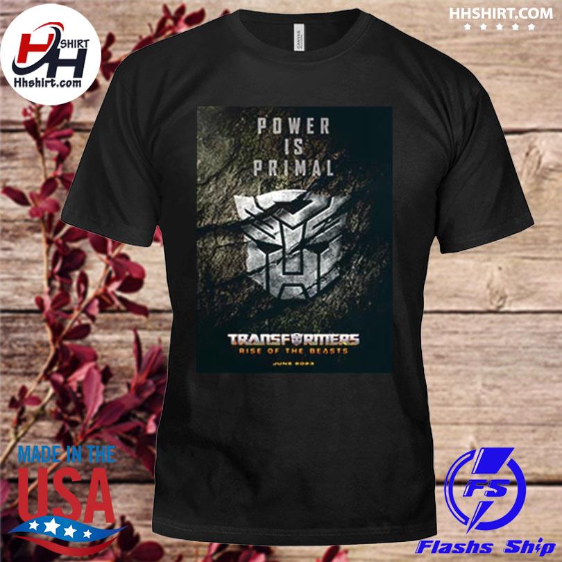 Transformers rise of the beasts poster shirt