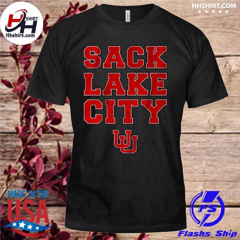 Utah football sack lake city shirt