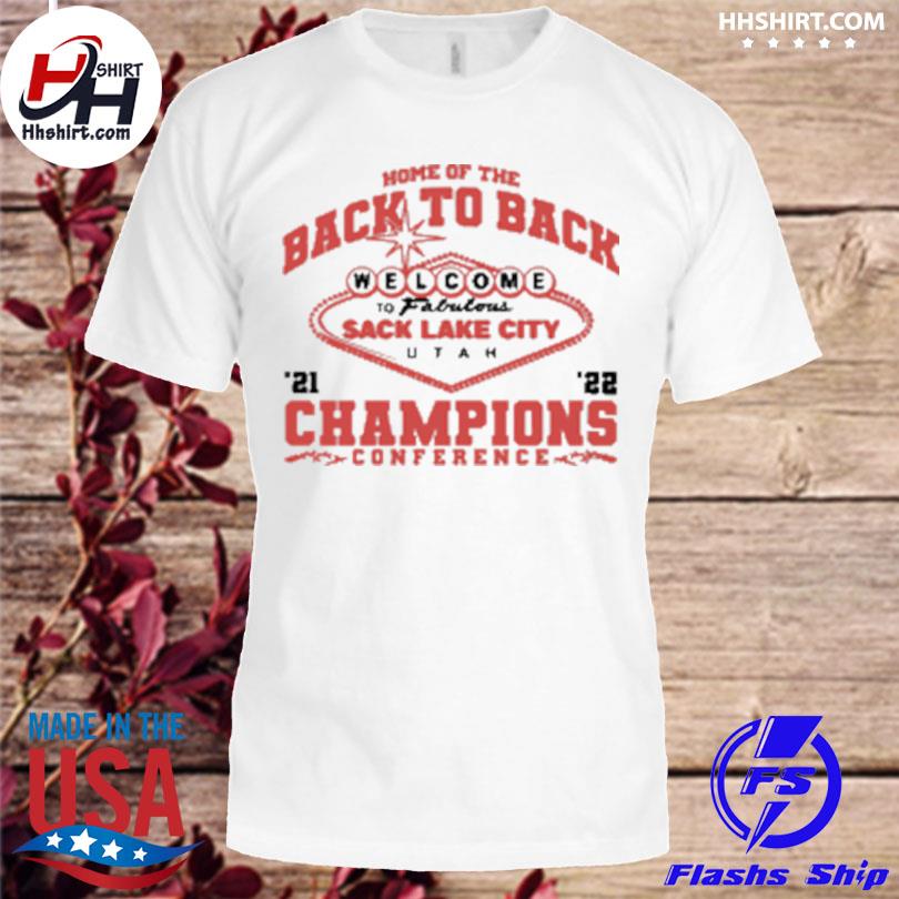 Utah utes football 2022 home of the back to back conference champions shirt