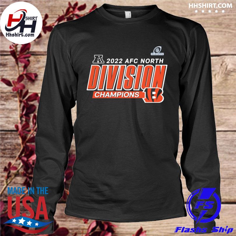 Cincinnati Bengals 2022 AFC North Division Champions Playoffs shirt,  hoodie, sweater, long sleeve and tank top