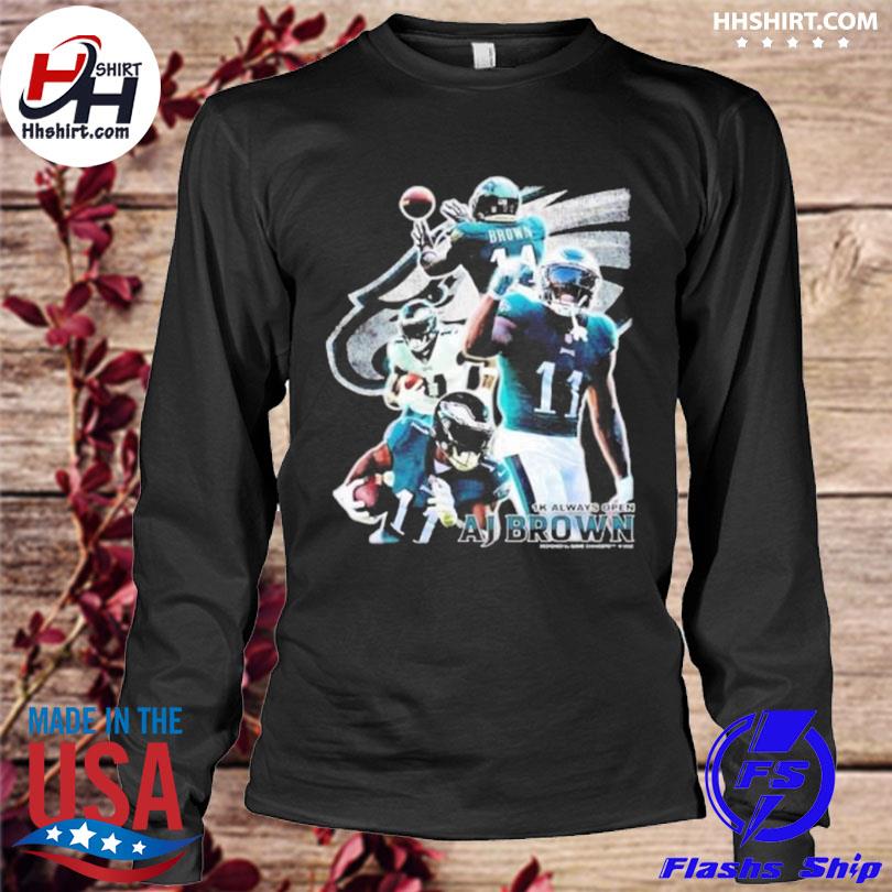 Philadelphia Eagles Aj Brown 1k Always Open T-Shirts, hoodie, sweater, long  sleeve and tank top