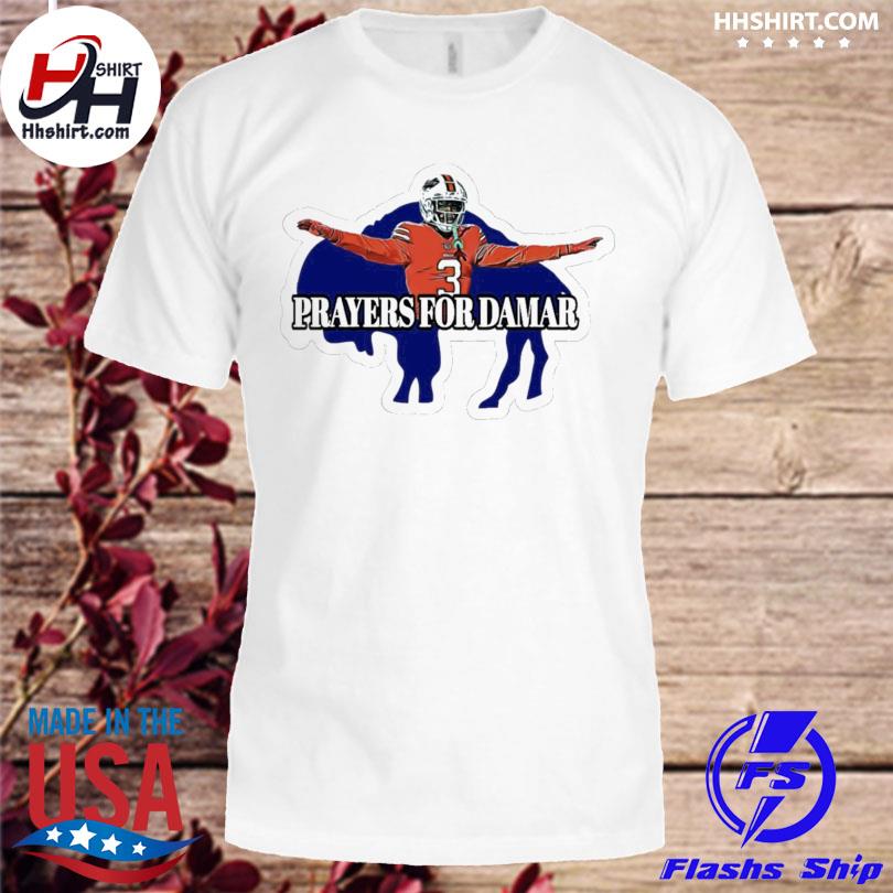 Buffalo Bills Damar Hamlin Prayers Up T-shirt,Sweater, Hoodie, And Long  Sleeved, Ladies, Tank Top