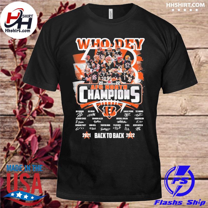 Cincinnati bengals who dey afc north champions 2021 20222 back to