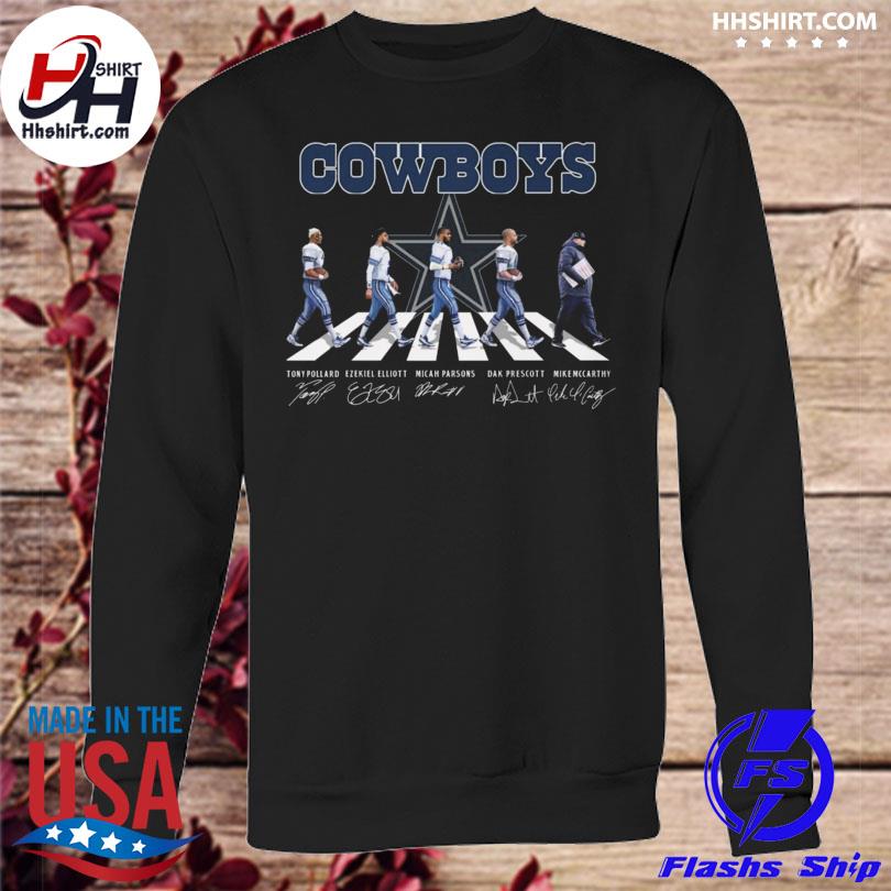 Design the cowboys abbey road signature shirt, hoodie, sweater, long sleeve  and tank top