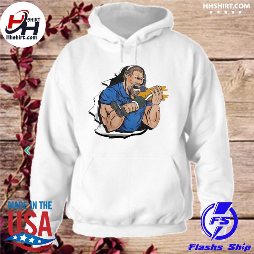 Official Dan Campbell Biting Kneecaps Shirt, hoodie, tank top, sweater and  long sleeve t-shirt