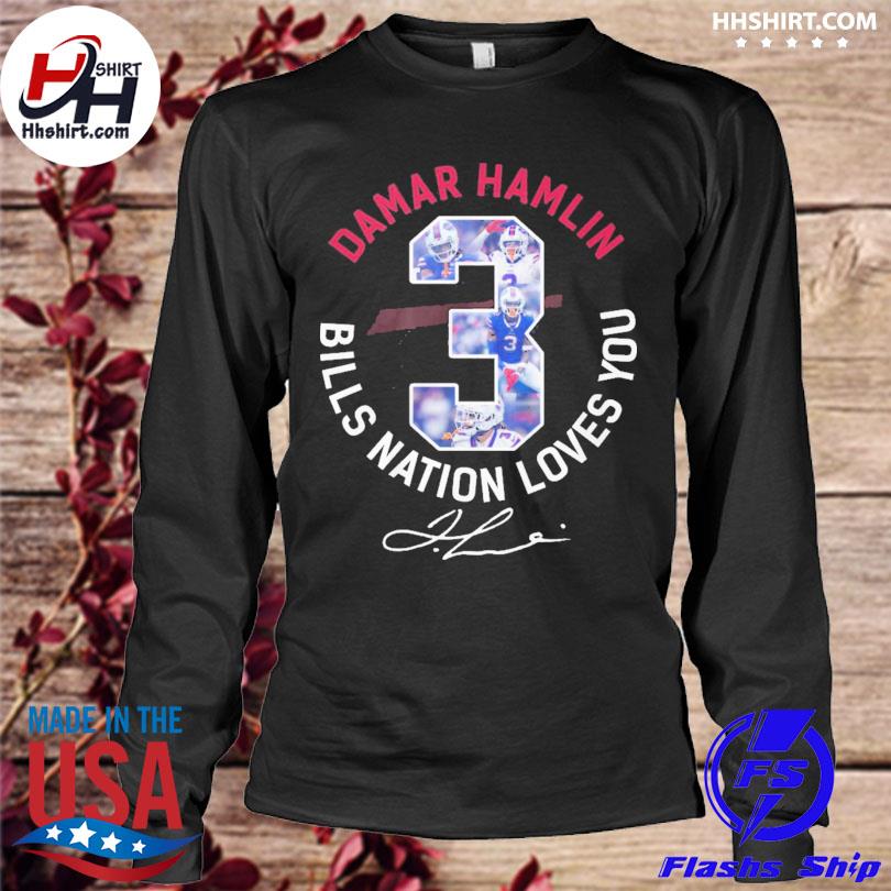 Damar Hamlin Love For Damar signature Shirt, hoodie, sweater, long sleeve  and tank top