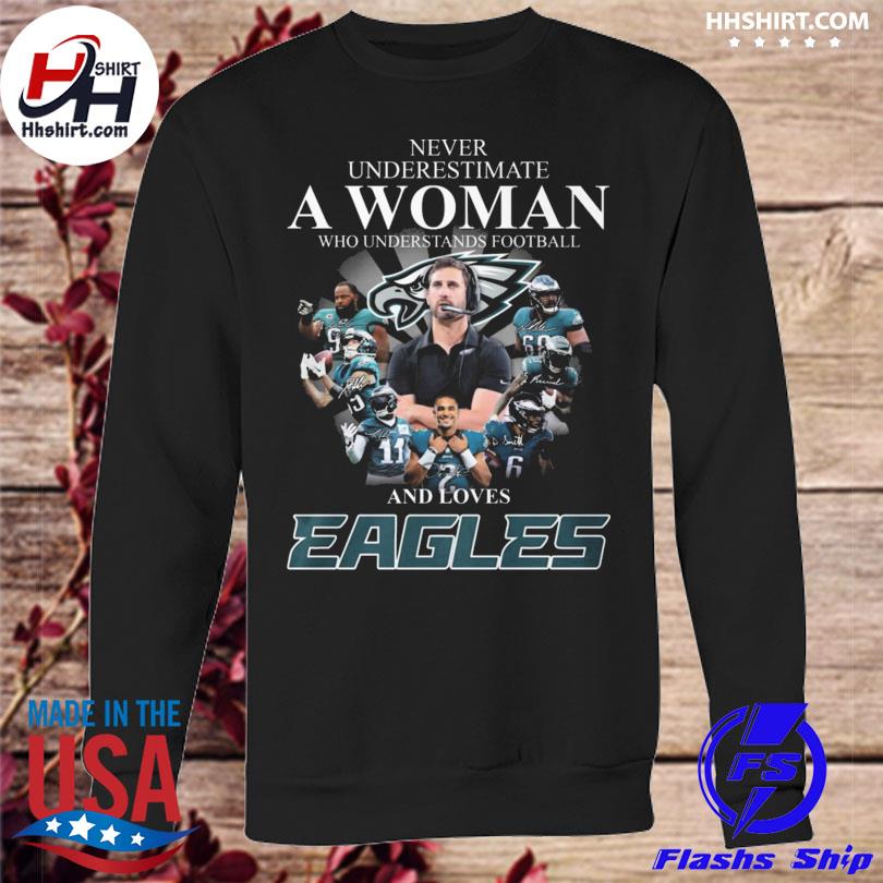 Eagles Long Sleeve Shirt Womens - Unique Stylistic Tee