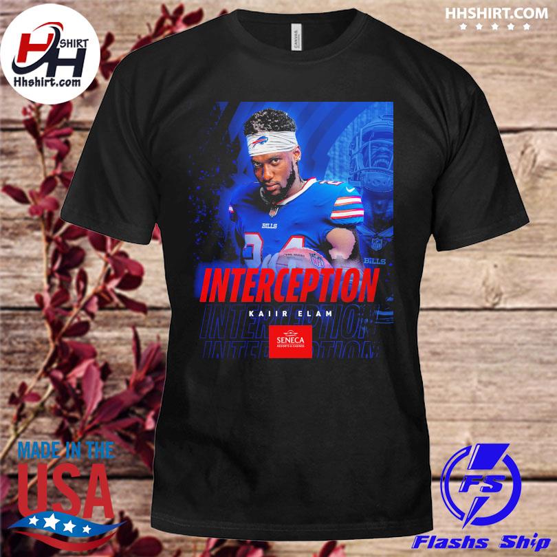 Interception Kaiir Elam Buffalo Bills shirt, hoodie, sweater, long sleeve  and tank top