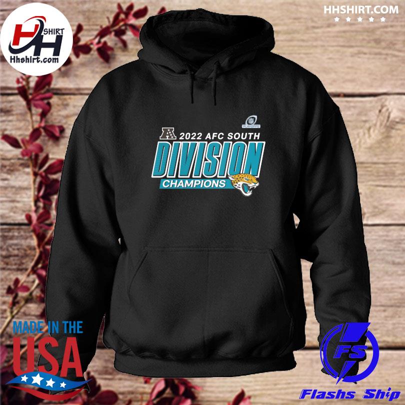 Black jacksonville jaguars 2022 afc south division champions divide and  conquer shirt, hoodie, sweater, long sleeve and tank top