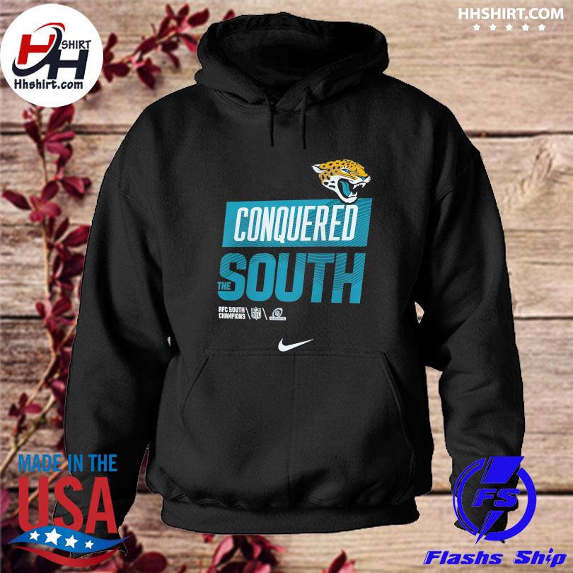 Funny Jacksonville jaguars conquered the south 2023 shirt, hoodie, sweater,  long sleeve and tank top