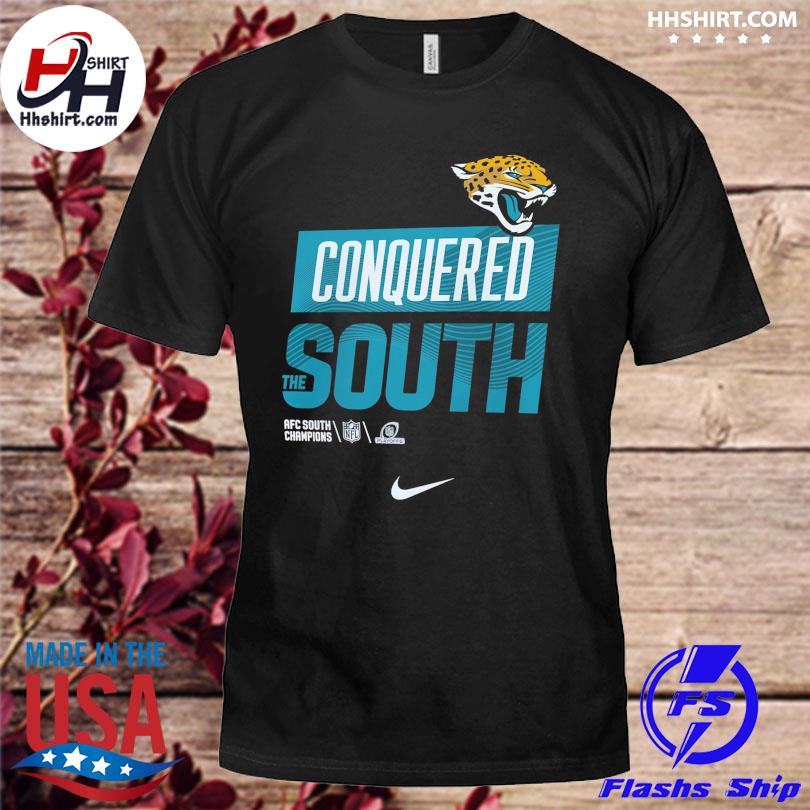 Jacksonville jaguars conquered the south afc south champions shirt