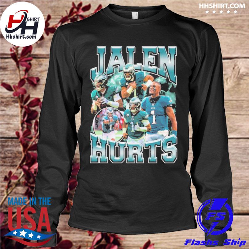 Vintage style jalen hurts philadelphia eagle 90s T-shirt, hoodie, sweater,  long sleeve and tank top