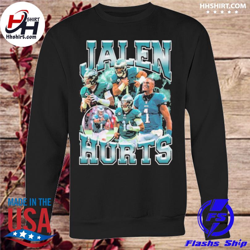 Jalen hurts philadelphia eagles nfl football black shirt, hoodie