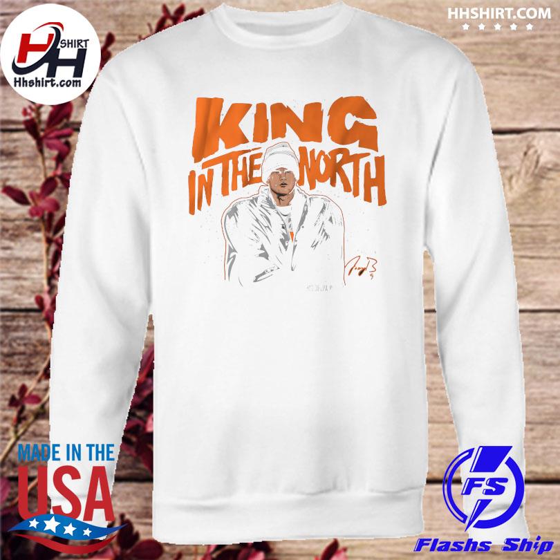 Joe burrow king in the north shirt, hoodie, longsleeve tee, sweater