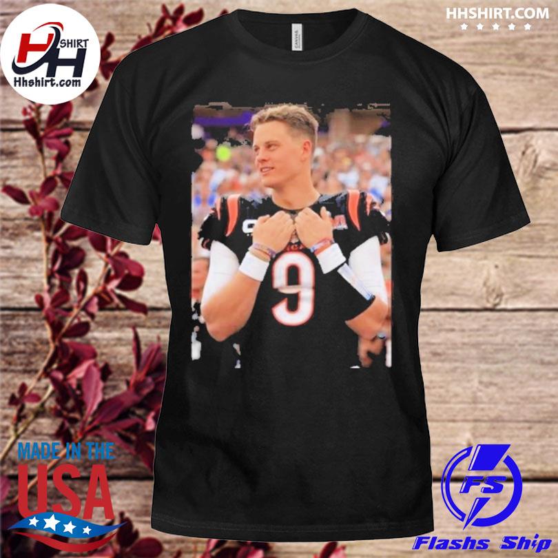 Official Number 9 Joe burrow jersey number graphic shirt,tank top